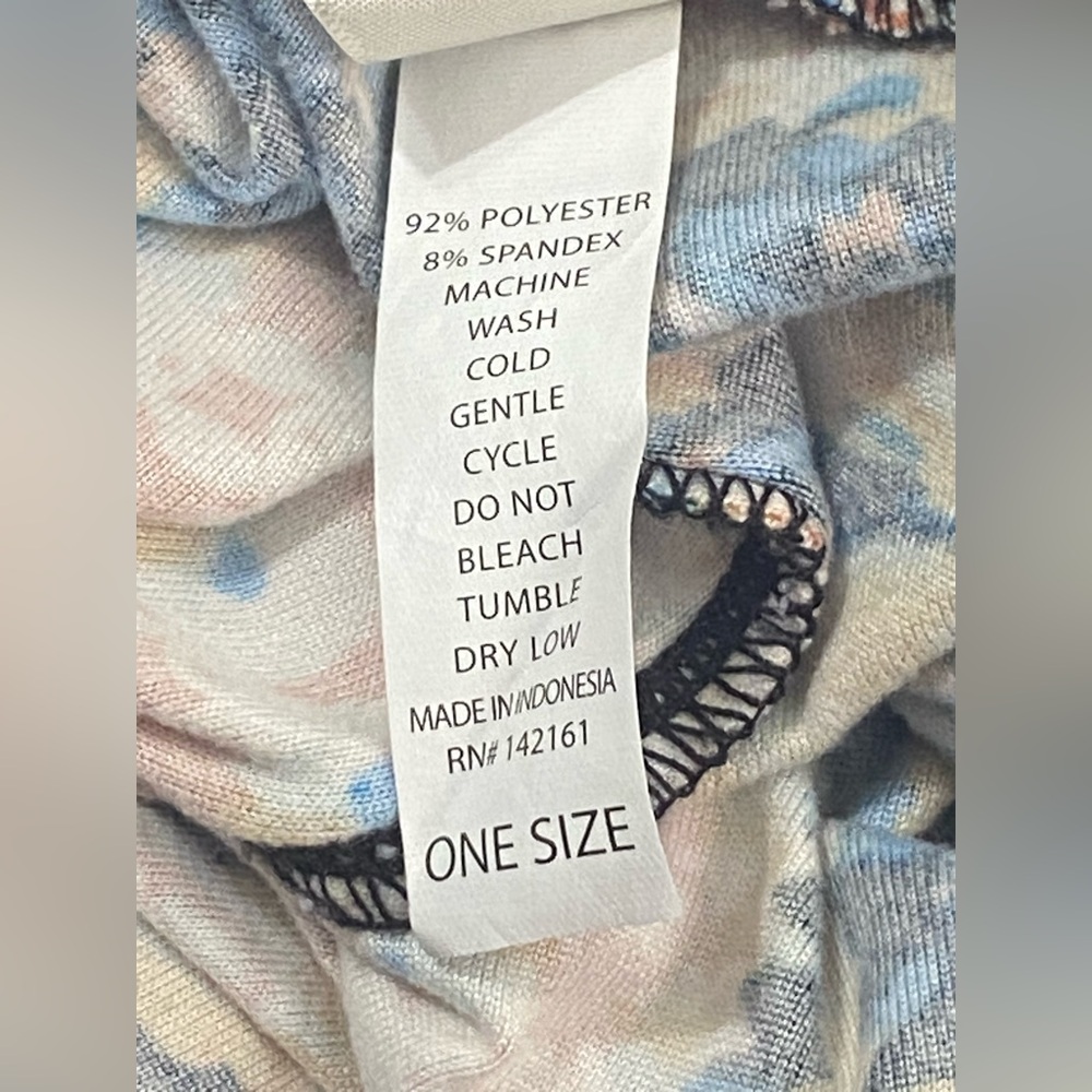 NWOT LuLaRoe Multicolor Patterned Leggings OS - Picture 5 of 6